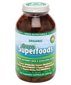 MicrOrganics Green Nutrit Green Superfoods 600mg 250vc