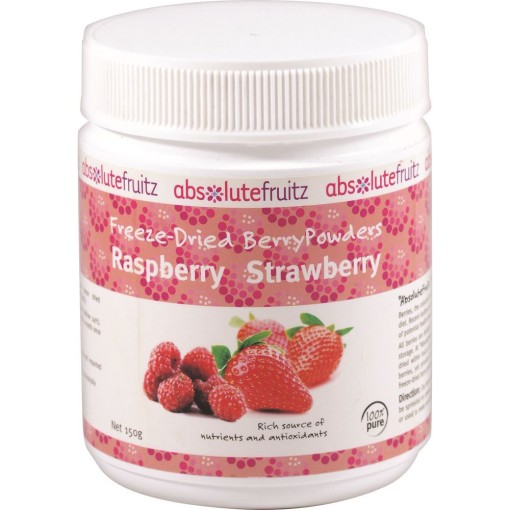 AbsoluteFruitz Freeze Dried Raspberry Strawberry Powder 150g