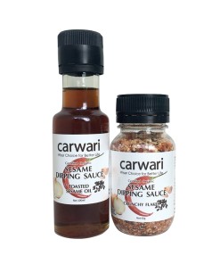 Carwari Org Sesame Dipping Sauce Flakes 65g and Oil 100ml