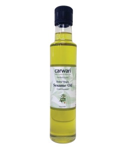 Carwari Organic Extra Virgin White Sesame Oil 250ml