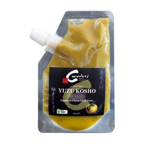 Carwari Organic Yuzu Kosho Green (citrus chilli paste) 80g