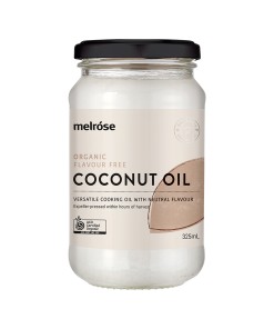 Melrose Organic Coconut Oil Flavour Free 325ml