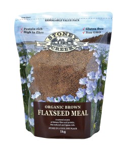 Stoney Creek Organic Flaxseed Meal Brown 1kg