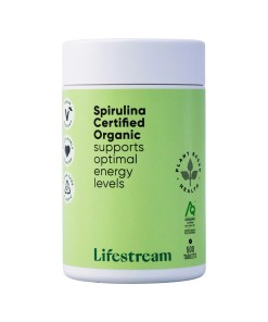 Lifestream Org Spirulina 500t