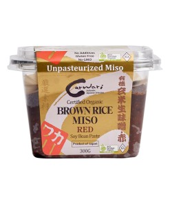 Carwari Organic Brown Rice Miso Paste Red 300g