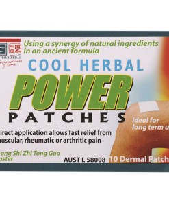 Cathay Herbal Cool Herbal Power Patches x 10 Dermal Patches