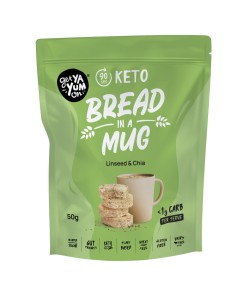 Get Ya Yum On Bread In A Mug Linseed and Chia 50g