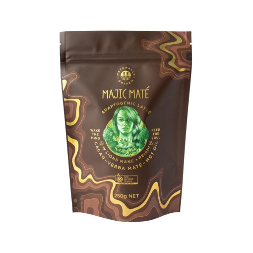 Naturally Driven Org Latte Majic Mate Cacao 250g