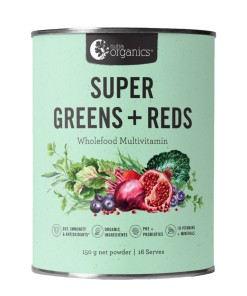 Nutra Org Super Greens Plus Reds Powder 150g