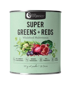 Nutra Org Super Greens Plus Reds Powder 300g