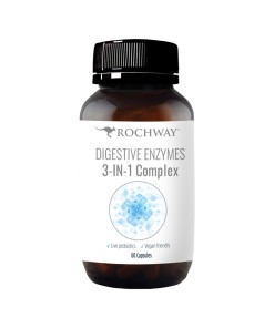 Rochway Digestive Enzymes 3 in 1 Complex 60vc