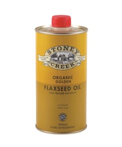 Stoney Creek Organic Flaxseed Oil Golden 500ml