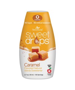 Sweet Leaf Sweet Drops Stevia Liquid Caramel Squeeze Pk 50ml