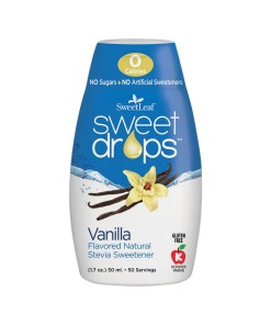 Sweet Leaf Sweet Drops Stevia Liquid Vanilla Creme Squeeze Pk 50ml