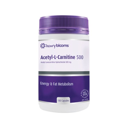 H.Blooms Acetyl L Carnitine 500 180vc