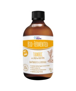 H.Blooms Bio Fermented Turmeric Ginger and Black Pepper 500ml