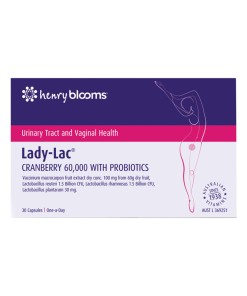 H.Blooms Lady Lac Cranberry 60 000 with Probiotics 30c