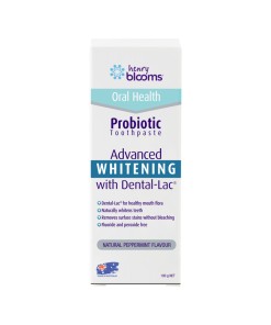 H.Blooms Probiotic Toothpaste Advanced Whitening Peppermint 100g