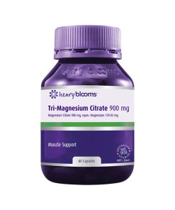 H.Blooms Tri Magnesium Citrate 900mg 60c