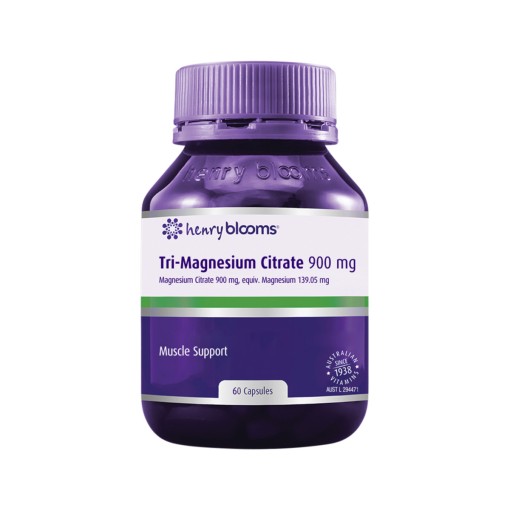 H.Blooms Tri Magnesium Citrate 900mg 60c