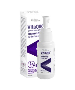 H.Blooms VitaQIK Liposomal Spray Immunity Elderberry 50ml