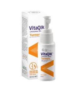 H.Blooms VitaQIK Liposomal Spray Turmeric 50ml