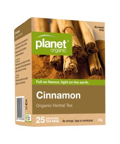 Planet Organic Cinnamon Herbal Tea x 25 Tea Bags