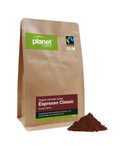 Planet Organic Coffee Espresso Classic Espresso Ground 250g