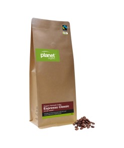 Planet Organic Coffee Espresso Classic Whole Bean 1kg