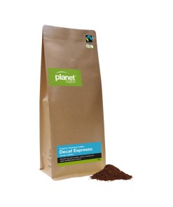 Planet Organic Coffee Espresso Decaf Plunger Ground 1kg