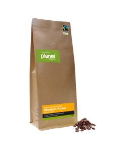 Planet Organic Coffee Medium Roast Whole Bean 1kg
