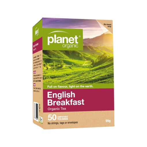 Planet Organic English Breakfast Tea x 50 Tea Bags