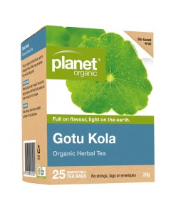Planet Organic Gotu Kola Herbal Tea x 25 Tea Bags