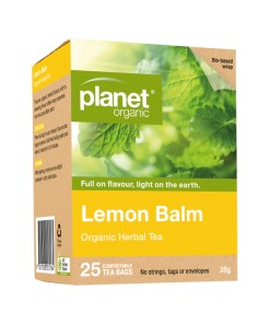 Planet Organic Lemon Balm Herbal Tea x 25 Tea Bags