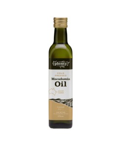 Plenty Cold Pressed Macadamia Oil 375ml