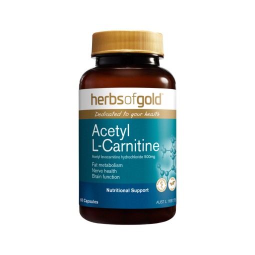 Herbs of Gold Acetyl L Carnitine 60c