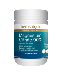 Herbs of Gold Magnesium Citrate 900 120vc