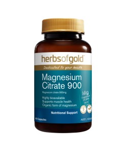 Herbs of Gold Magnesium Citrate 900 60vc