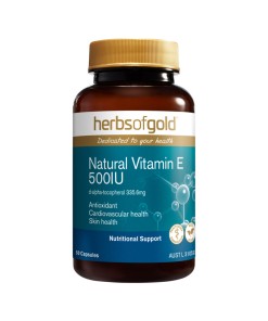 Herbs of Gold Natural Vitamin E 500IU 50c