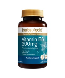 Herbs of Gold Vitamin B6 200mg 60t