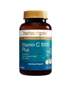 Herbs of Gold Vitamin C 1000 Plus Zinc, Bioflavonoids 60t