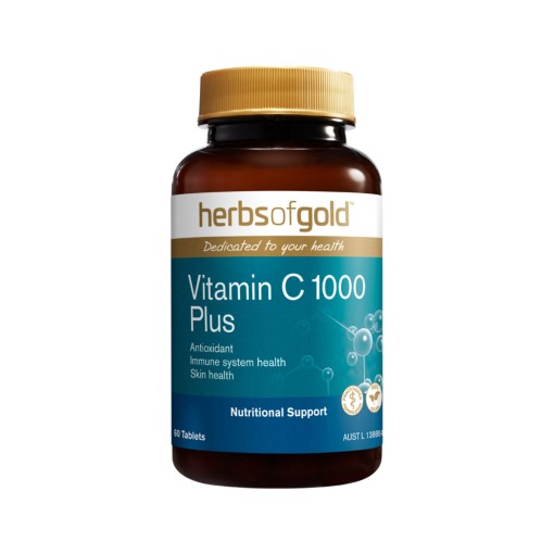 Herbs of Gold Vitamin C 1000 Plus Zinc, Bioflavonoids 60t