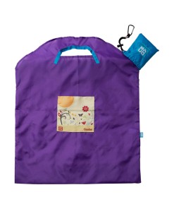 Onya Reusable Shopping Bag Purple Garden (Large)