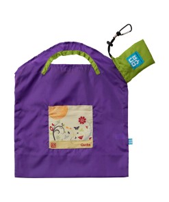 Onya Reusable Shopping Bag Purple Garden (Small)
