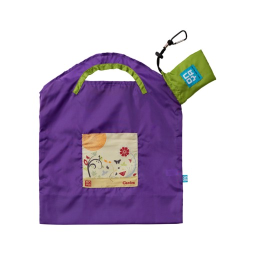 Onya Reusable Shopping Bag Purple Garden (Small)