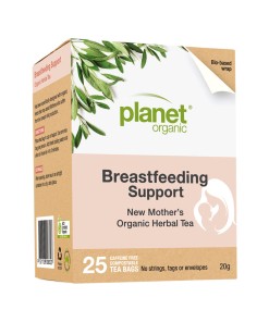 Planet Organic Breastfeeding Support Herbal Tea x 25 Tea Bags