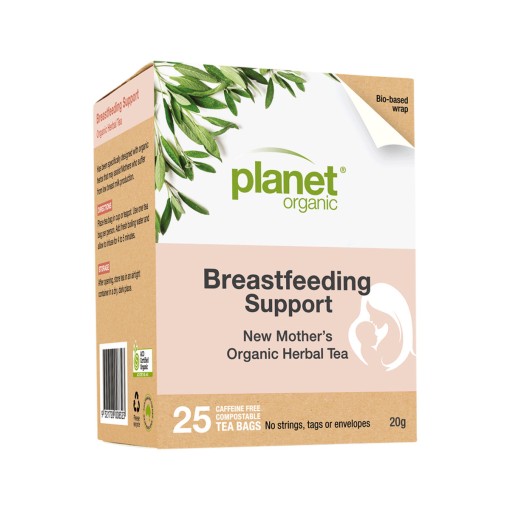 Planet Organic Breastfeeding Support Herbal Tea x 25 Tea Bags