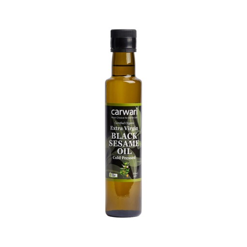 Carwari Organic Sesame Oil Extra Virgin Black 250ml