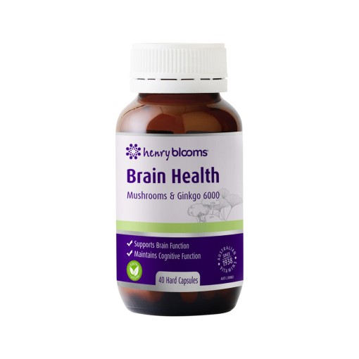 H.Blooms Brain Health (Mushrooms and Gingko 6000) 40c