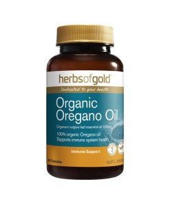 Herbs of Gold Organic Oregano Oil 60c